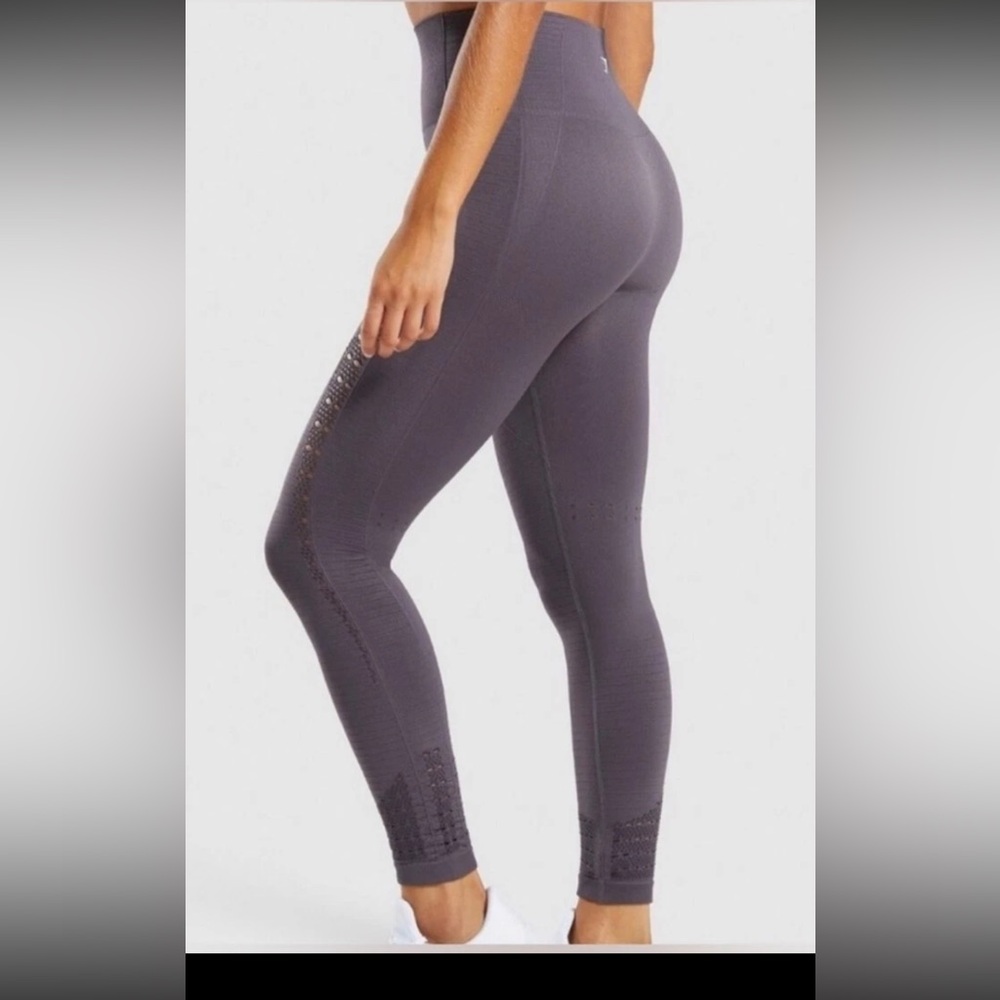 Gymshark Energy Gray and Blue Leggings Bundle Sz small